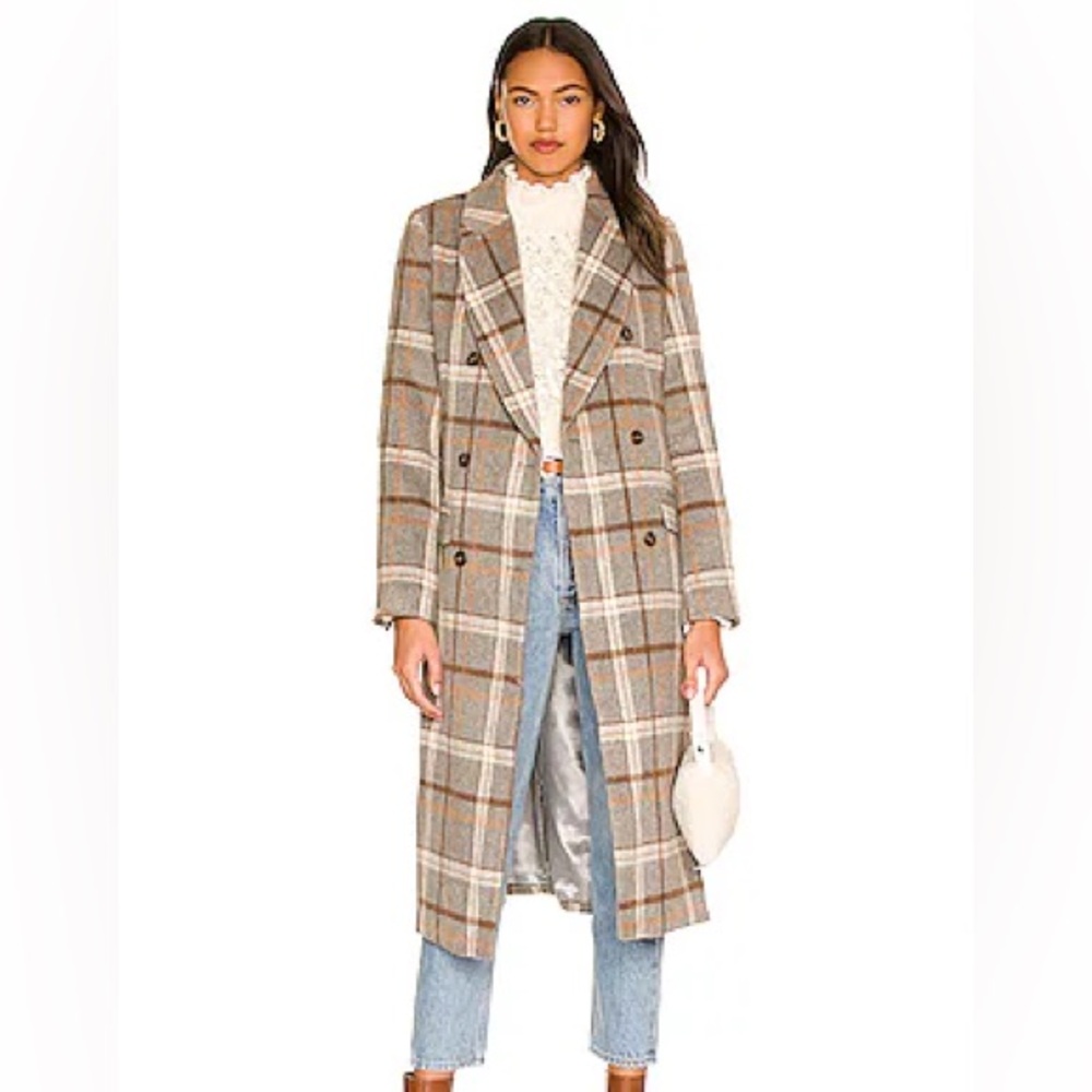 ASTR Raquel Plaid Coat